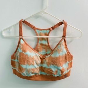 Balance Collection Pink Tie-dye Sports Bra
